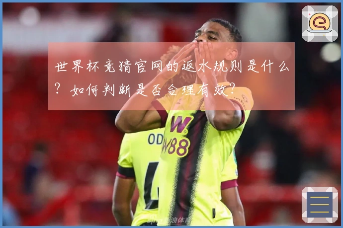 世界杯竞猜官网的返水规则是什么？如何判断是否合理有效？