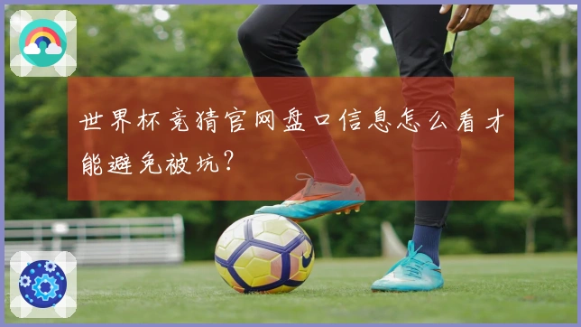世界杯竞猜官网盘口信息怎么看才能避免被坑？