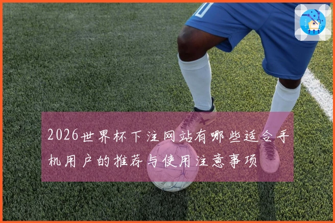 2026世界杯下注网站有哪些适合手机用户的推荐与使用注意事项